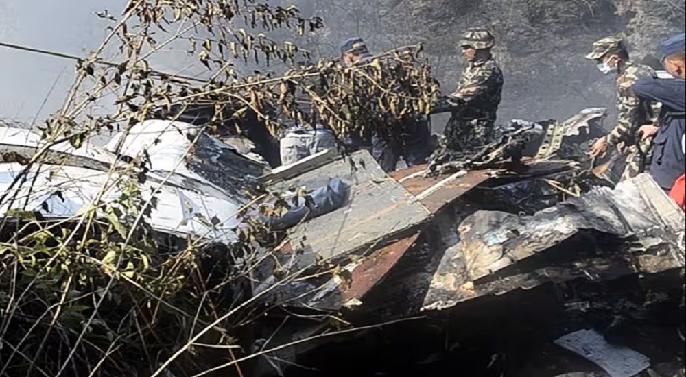 plane crash site- Nepal Army-The-Free-Media